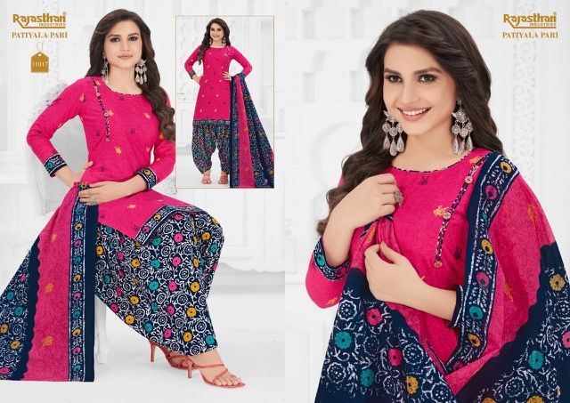 Rajasthan Patiyala Pari 11 Designer Regular Wear Printed Cotton Dress Material